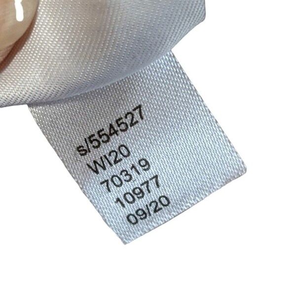 Loft LT garden split neck swing tiered ruffle dress long sleeve red blac… - Picture 6 of 10